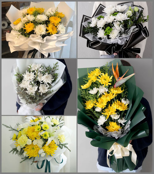 广东梅州市五华县长布镇青岗村白事花束代送